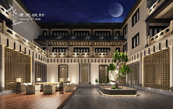 浙江嵊州新中式度假別墅設(shè)計